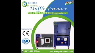 Muffle Furnace 1100 Degree Celsius - 6 x 6 x 12 Inches Chamber