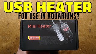 Strange USB powered aquarium heater with other uses.