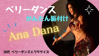 【ベリーダンス振付】かわいいアラブポップで簡単エクササイズ 〜 Ana Dana 〜