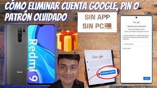 Eliminar cuenta Google XIAOMI REDMI 9 y todos los XIAOMI | FRP SIN PC GRATIS 🎁 | FACIL Y RAPIDO