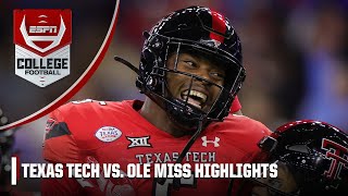 Texas Bowl: Texas Tech Red Raiders vs. Ole Miss Rebels |  Game Highlights