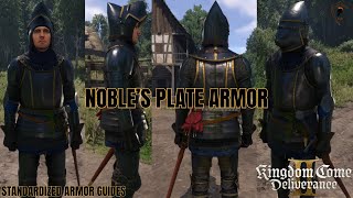 KCD2 Noble's Plate Armor - Standardized Armor Guide