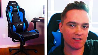 MY NEW GAMING CHAIR?? (pro gamer) // EwinRacing Heavy Duty Gaming Chair 400 lbs REVIEW!