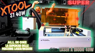 Xtool S1 40w - LA SUPERCAR degli incisori e taglio laser? Review & Unboxing