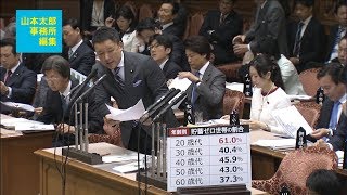 【山本太郎事務所編集】2018.3.28 予算質疑「消費税、全額社会保障のサギ」