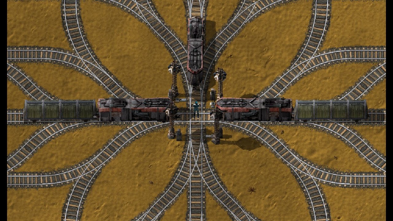 Factorio Rail Tutorial Part 1 Youtube