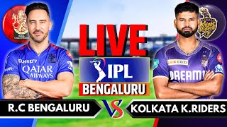 IPL 2024 Live: RCB vs KKR Live Match | IPL Live Score & Commentary | Bangalore vs Kolkata Live Match