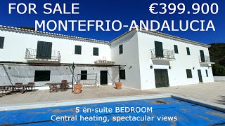 €399.000- Amazing modern style country house with fantastic views for sale in Montefrio, Andalucia