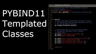 [pybind 11] using templated classes