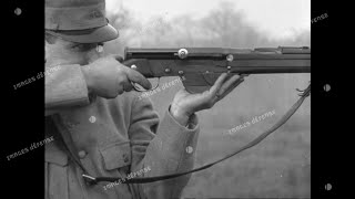 RARE WW1 Footage of French RSC 1917 Rifle Being Demonstrated