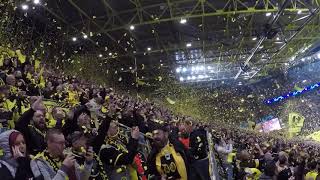 Choreo Ultra Fans Borussia Dortmund vs FC Barcelona 17.09.2019 gelbewand