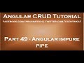 Angular impure pipe