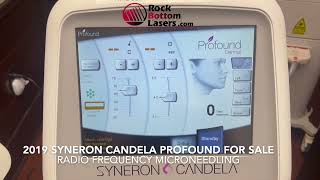 2019 Syneron Candela Profound Laser For Sale