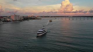 Clearwater Starlight Dinner Cruise Ship at Sunset