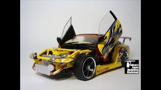 Building custom Fujimi 180SX 1/24 scale model - CruZe Racing 180SX - Completion date December 2005