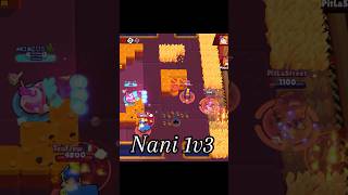 NANI 1v3 in Brawl Stars #brawlstars