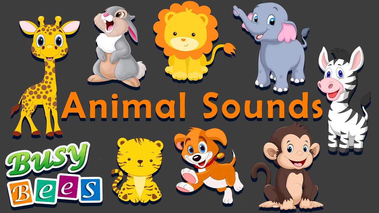 Animal Sound Songs | Animal Sounds For Babies & Childrens | Busy Bees ...