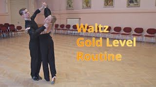 Waltz Gold Level Choreography | Turning Lock to PP, Wing, Drag Hesitation