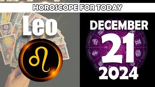 𝐋𝐞𝐨 ♌ SIT DOWN🪑 THIS SITUATION WILL CHANGE YOUR LIFE😲🍀Horoscope for today DECEMBER 21 2024 🔮
