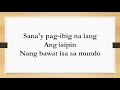 SANA by Amy Nobleza karaoke version 1080p