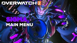 Overwatch 2 | Sigma - Mythic Skin Galactic Emperor (Main Menu)