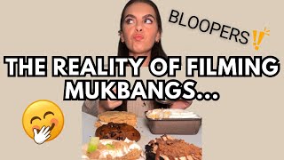 The Reality Of Filming Mukbangs… 🫢🍪 Realistic Behind The Scenes!