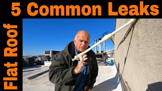 5 Common Leaks on Flat Roofs that can cause rot if not fixed