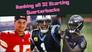 All 32 Starting NFL Quarterbacks Ranked Worst to First