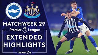 Brighton v. Newcastle | PREMIER LEAGUE HIGHLIGHTS | 3/20/2021 | NBC Sports