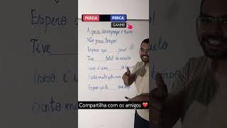 Perda ou Perca ? #concurso #português #fy #portuguesparaconcurso #enemiestolovers #concursopublico