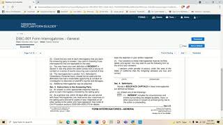 Form Interrogatories Tutorial