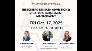 The Iceberg Beneath Admissions: Strategic Enrollment Management