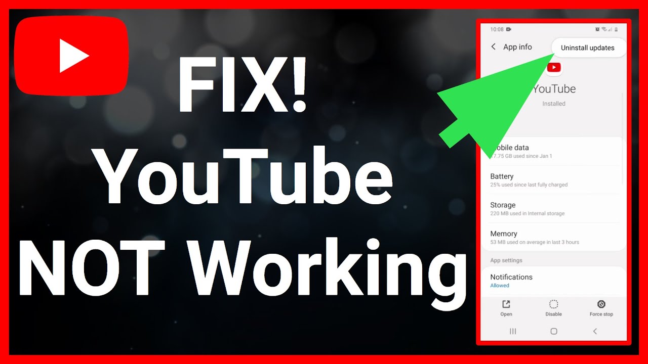 How To Fix Youtube And Play Store Not Working On Android Youtube How To Fix Youtube And Play Store Not Working On Android Youtube