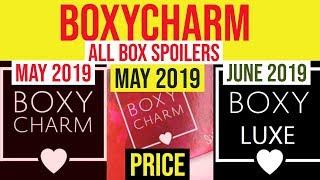Boxycharm  May 2019, Spoilers | Boxyluxe & limited Edition Skincare Spoilers