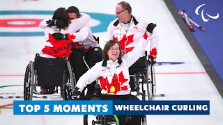 The Best Wheelchair Curling Moments at Pyeongchang 2018 🥌  | Paralympic Games