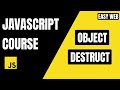 JavaScript Object Destructuring Explained 🔥 | Clean Code Like a Pro #EasyWebSeries