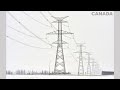 Power lines in the snow. (266)