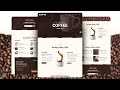 How To Make Coffee Shop Website Using HTML CSS & JavaScript | Coffee Shop Website HTML CSS