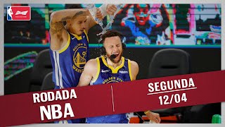 RODADA NBA 12/04 - CURRY HISTÓRICO, DONCIC X EMBIID, TOP 10 E MAIS!