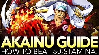 [GUIDE] HOW TO BEAT AKAINU RAID! (One Piece Treasure Cruise - Global)