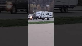 Boater Takes to Flooded Highway Amid Deluge in British Columbia