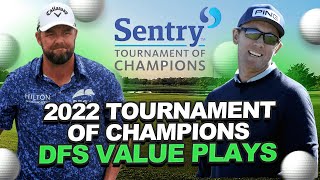2022 Sentry Tournament of Champions Draftkings DFS Value Plays