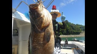 2019 08 11  伊豆の国市在住の垣見さん　今季初＆人生6本目のモロコ、しかも大型２４．０キロゲット！！！(≧▽≦)