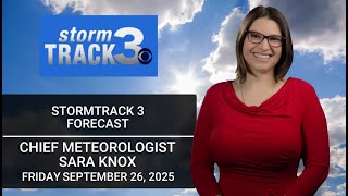 Slightly cooler weekend ahead