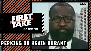 Kendrick Perkins gives his thoughts on Kevin Durant requesting a trade from the Nets | First Take