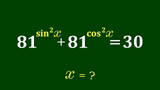 A Nice Trigonometric Algebra Problem | Math Olympiad