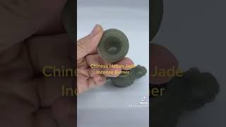 Chinese Hetian Jade incense burner https://quanronggallery.com/