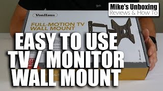 VonHaus Full Motion Budget TV Wall Mount - Best Monitor Bracket?