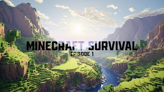 MINECRAFT SURVIVAL EP1 - IDUNNO WHERE TO START