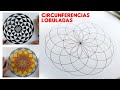 Cómo Dibujar Circunferencias Lobuladas con Compás (Educación Plástica).